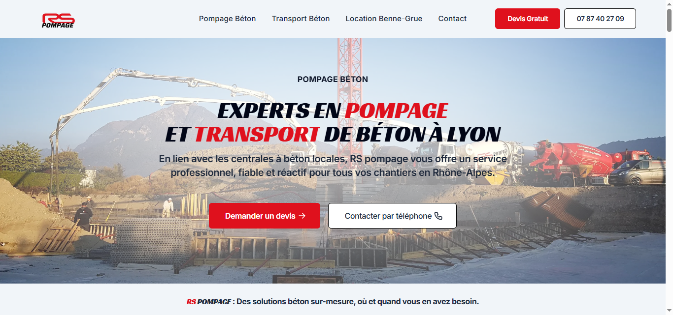 Site RS Pompage